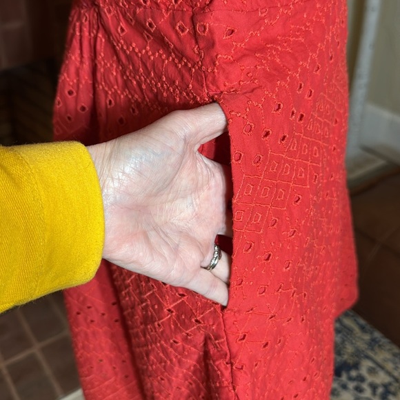 Old Navy fit and flair cami mini dress, smocking in back and adj. straps size L - Picture 14 of 16